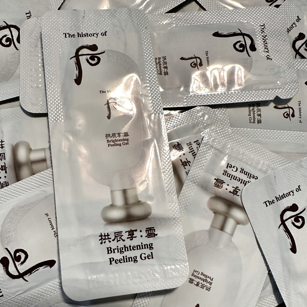 The history of Whoo Gongjinhyang Seol Brightening Gel 1ml x 50pcs Peeling gel